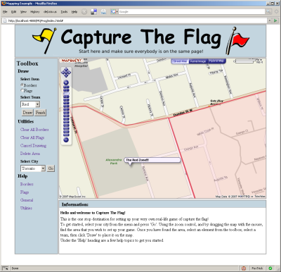 Capture The Flag Screenshot.