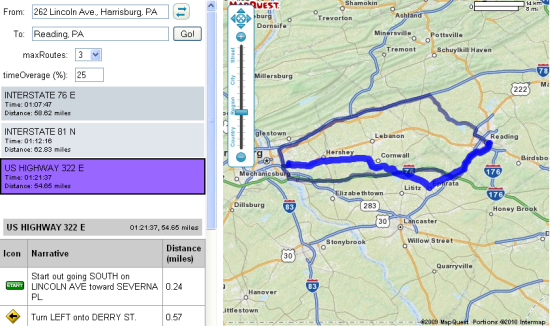 Alternate route #2